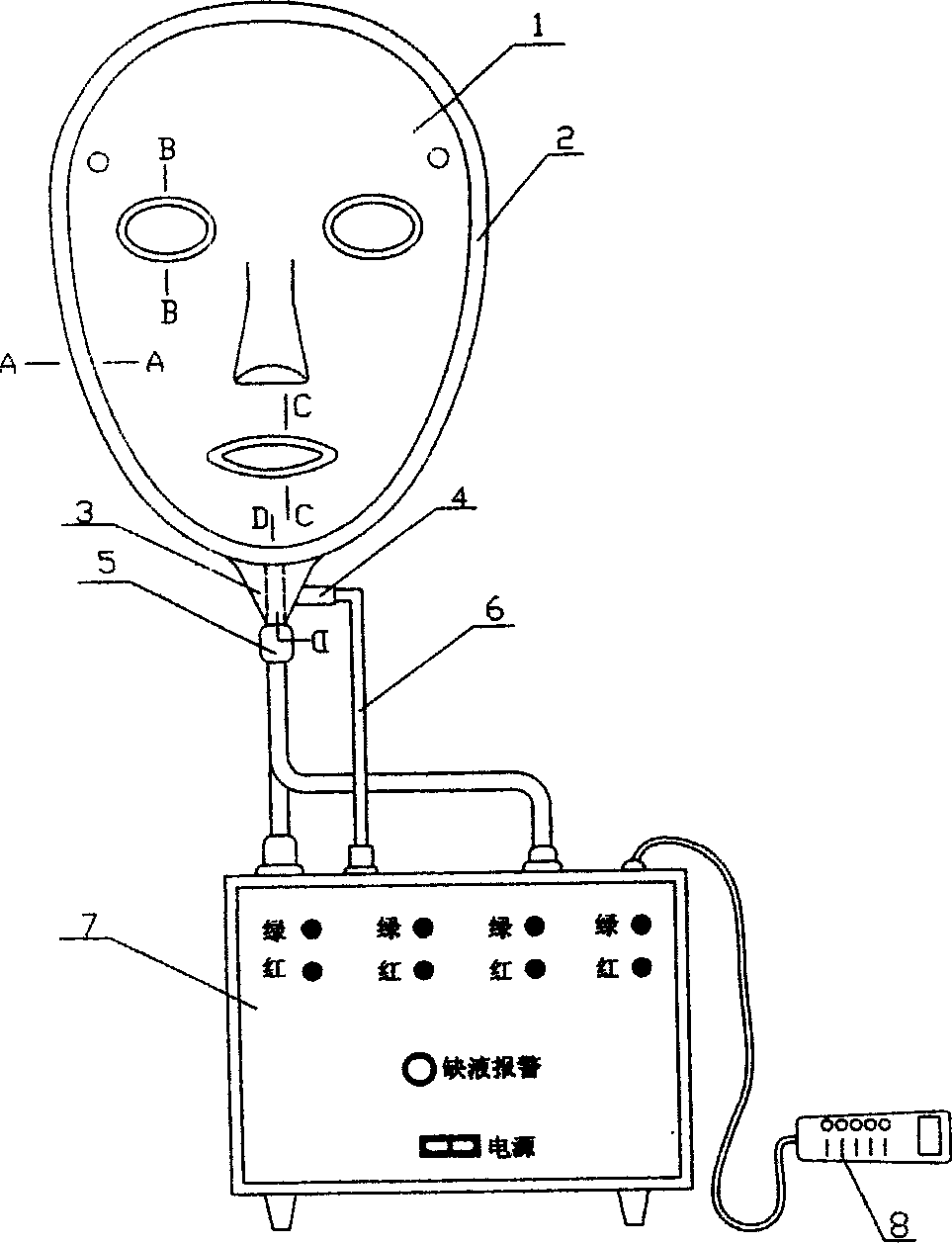 Method for beautifying and sauna bathing facial portion of human body and its equipment