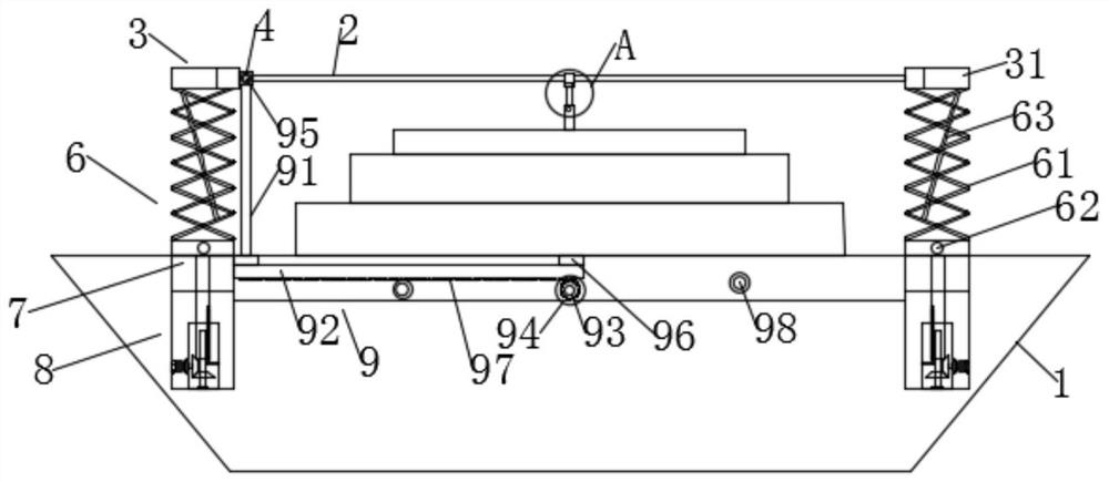 Open type ceiling of ocean-going passenger ship