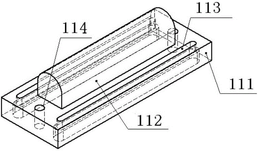 Adjusting and positioning device for low-temperature tank test piece