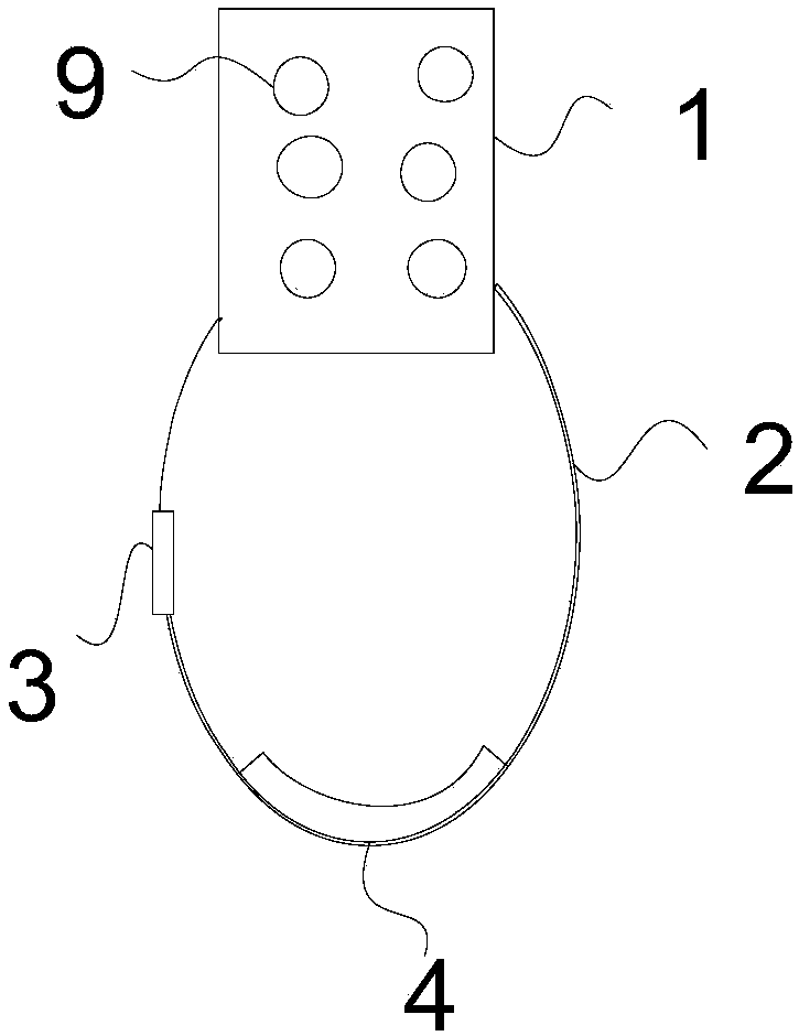 Dog mouth cover for preventing pet from barking and being lost