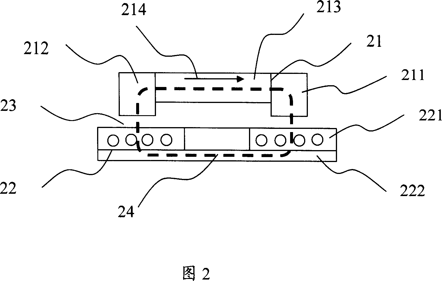 Voice coil motor and method for controlling displacement by magnetic spring force