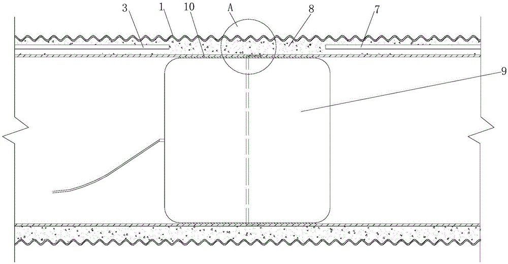 Method for reinforcing circular pipe culvert by adopting HDPE winding reinforcing tubes and cement mortar