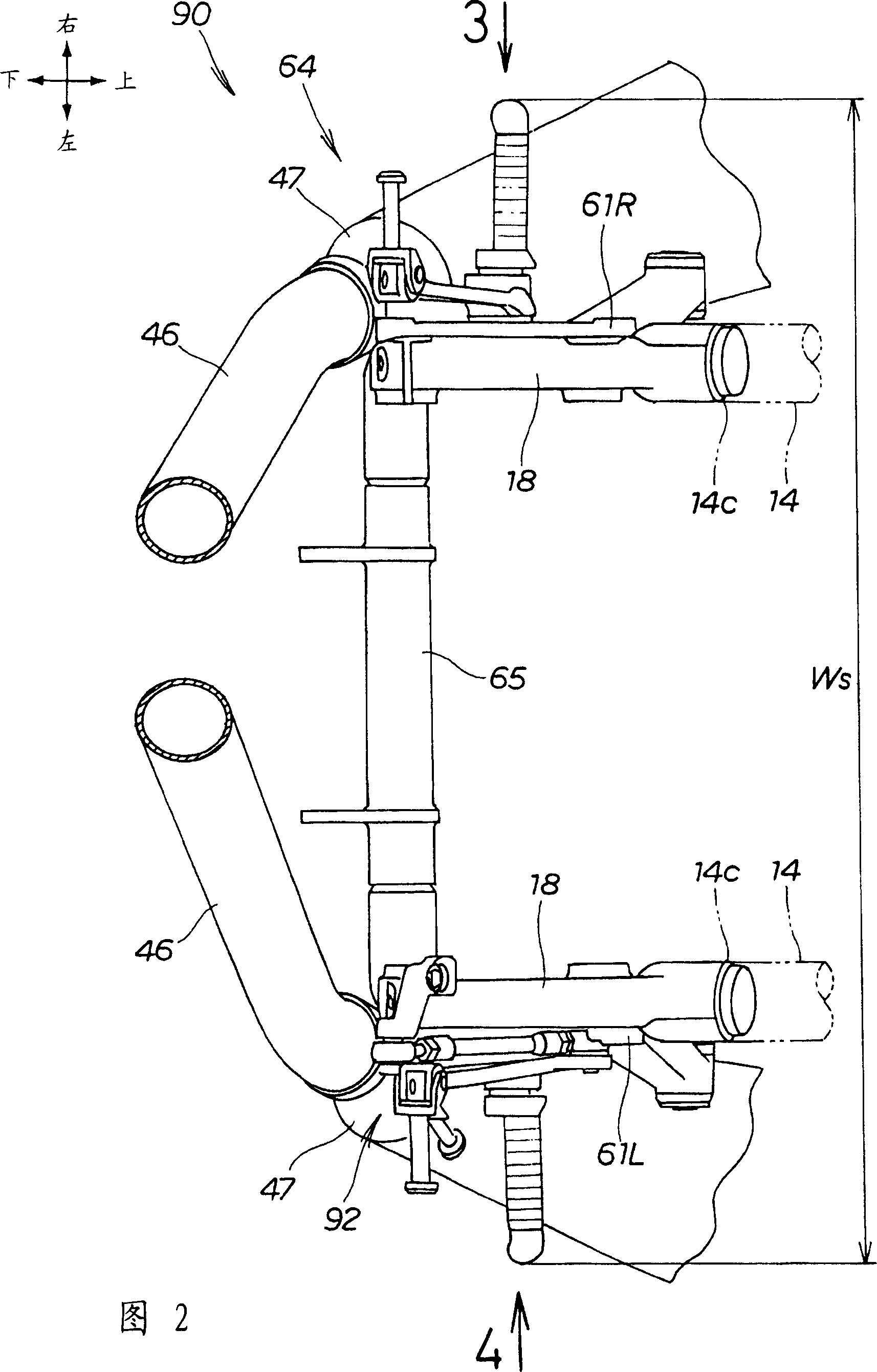 Cradle type motorcycle