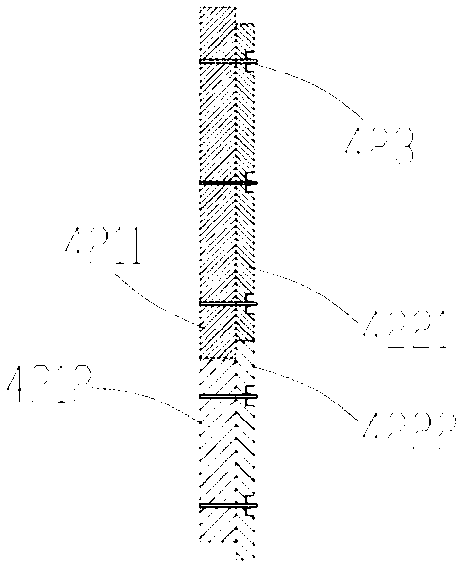 High-temperature thermal insulation protection structure for tower type photovoltaic power station heat absorber