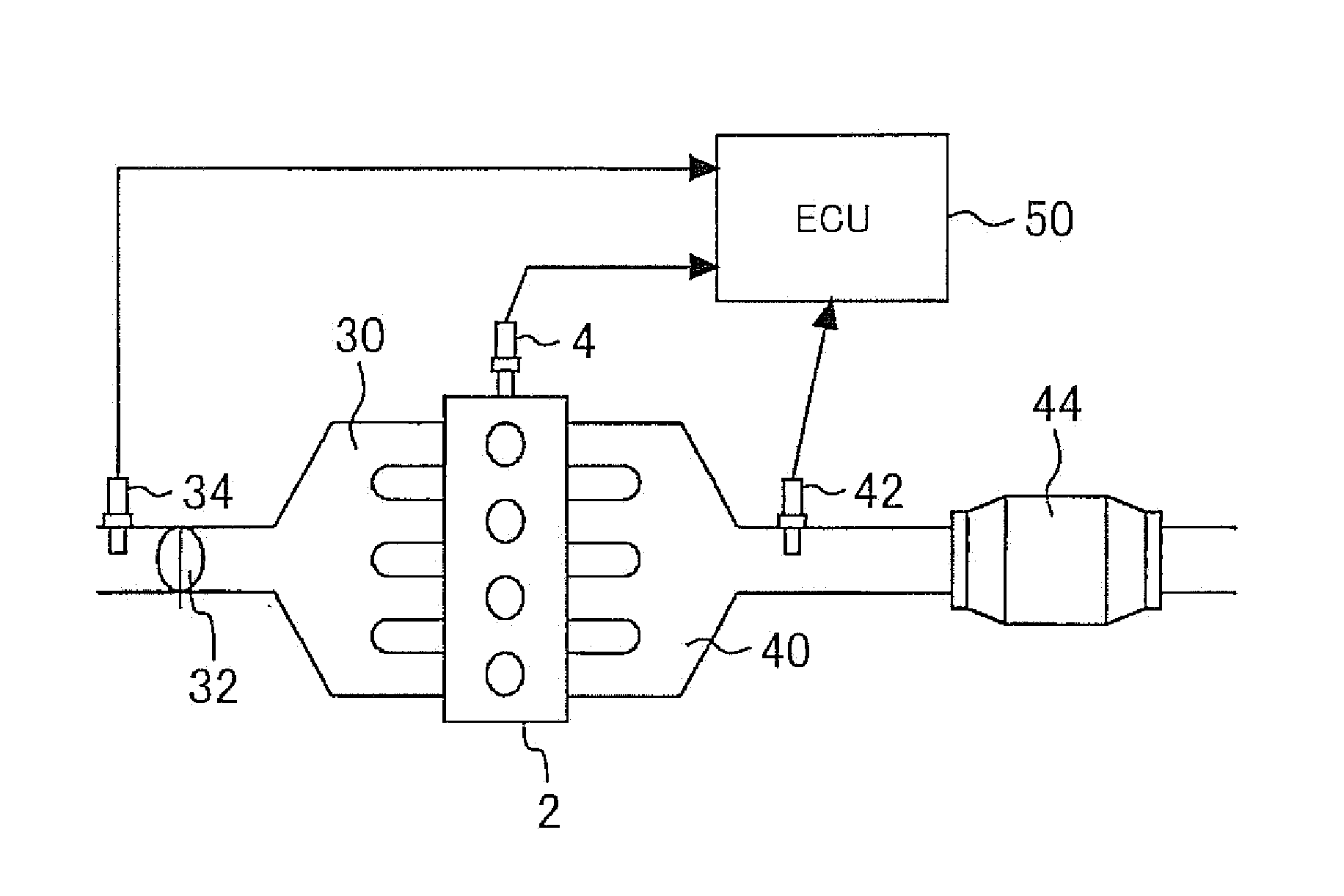 Inter-cylinder air-fuel ratio imbalance detection apparatus for internal combustion engine