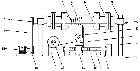 Coil winding device for magnetic device