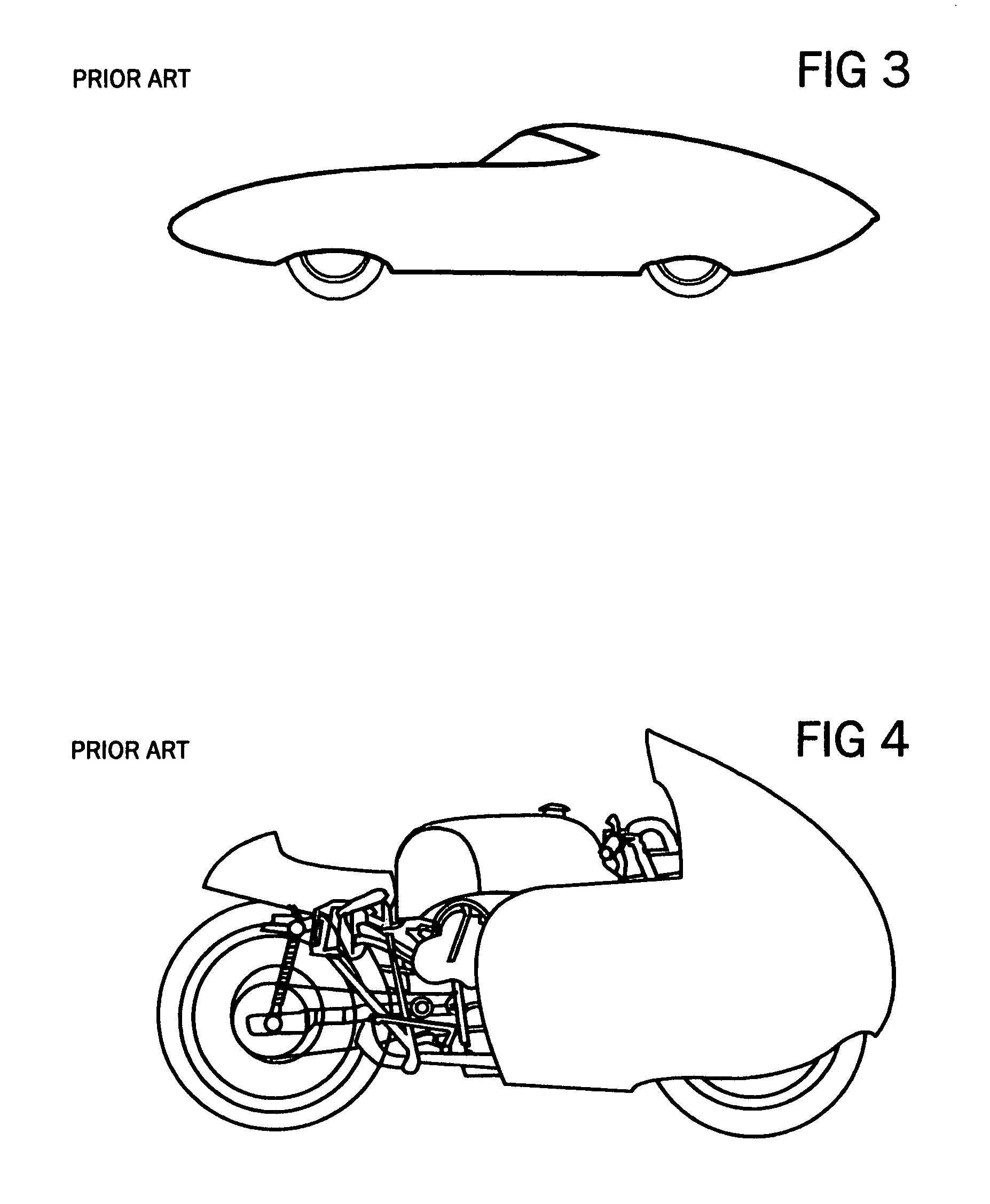 Aerodynamic hemisphere and socket motorcycle fairing