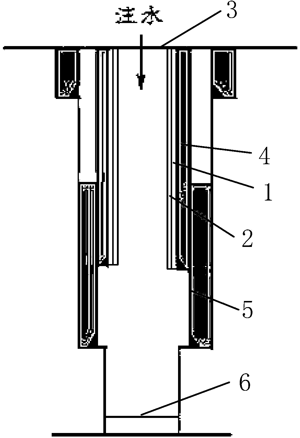 Sewage reinjection well and water injection method of sewage reinjection well