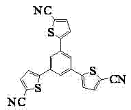 Star-shaped oligothiophene derivative, preparation method and application thereof
