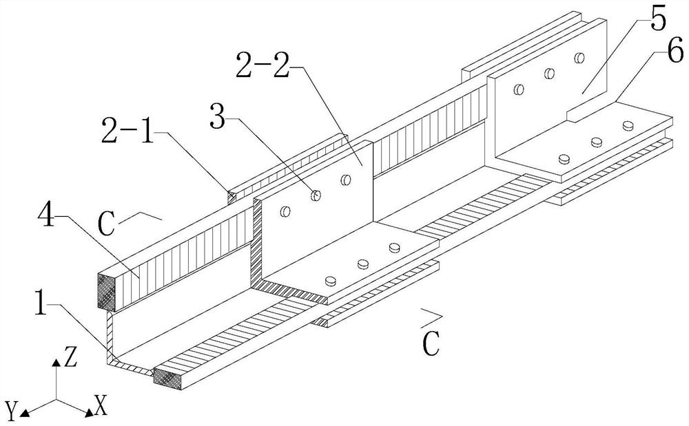 A detachable anti-buckling reinforcement device for a power transmission tower