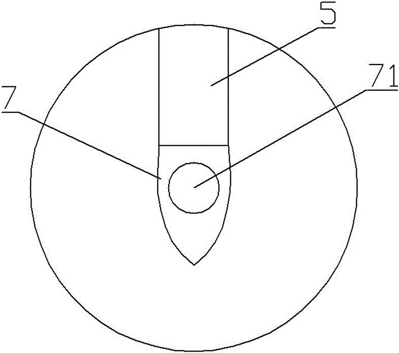 Hernial sac high ligature needle