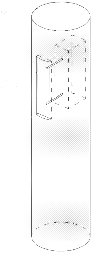 Hidden type reinforcing node of side span node of wood structure traditional architecture and preparation method of hidden type reinforcing node