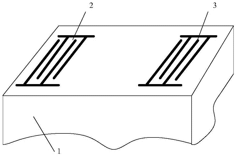Method using delay line type surface acoustic wave sensor to test characteristic parameters of article