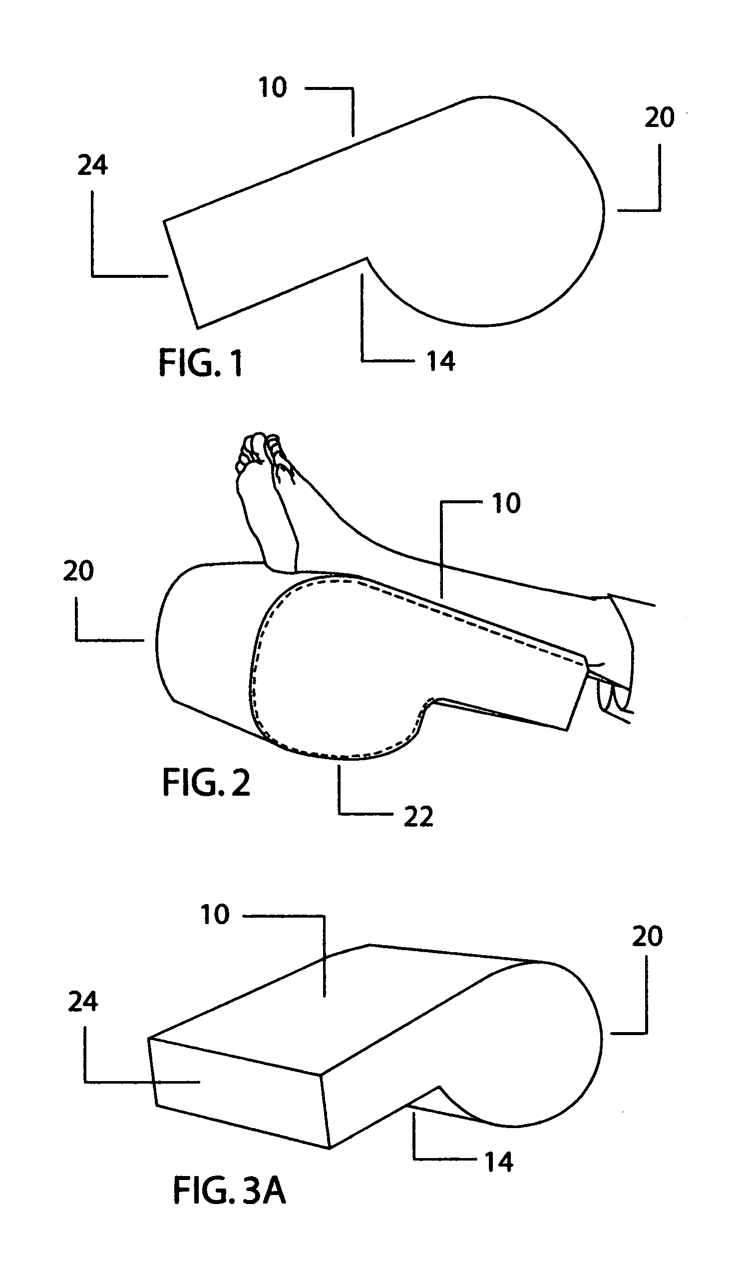 Lower leg and foot pillow
