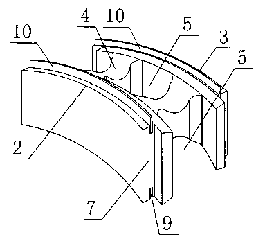 Prefabricate building block used for assembling wall of well