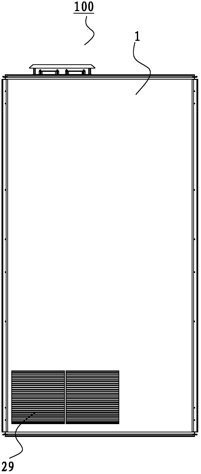 Converter device of MW (Megawatt) excitation wind power unit