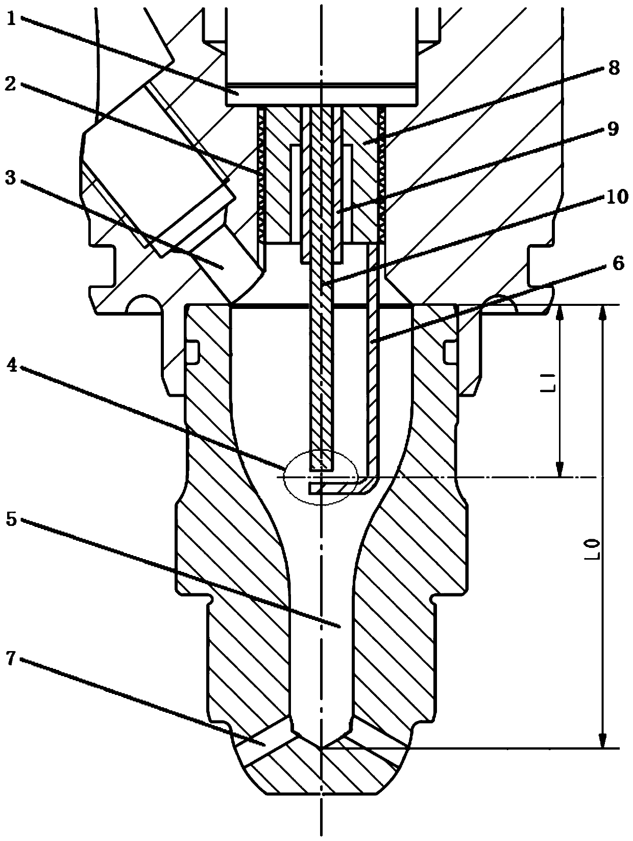 A pre-combustion chamber ignition structure, system and working method thereof