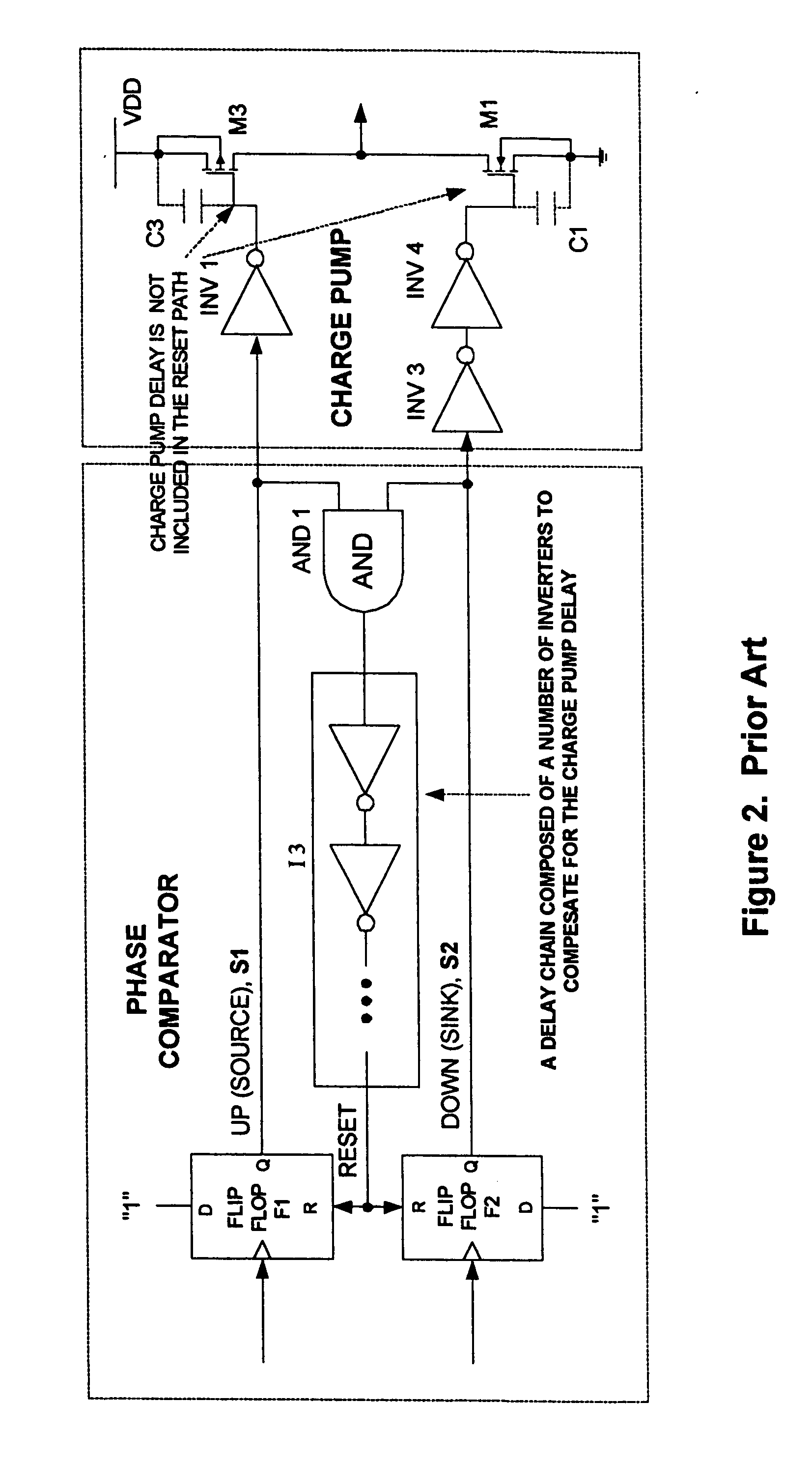 Charge pump for phase-locked loop
