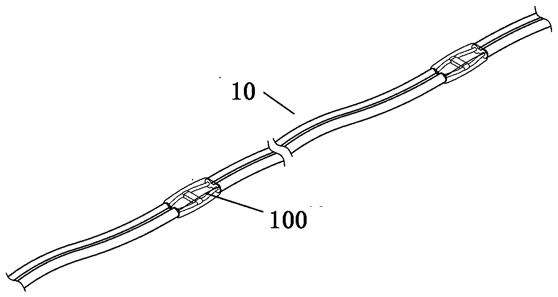 LED lamp bead with characteristic of 360-degree light emitting and production process thereof