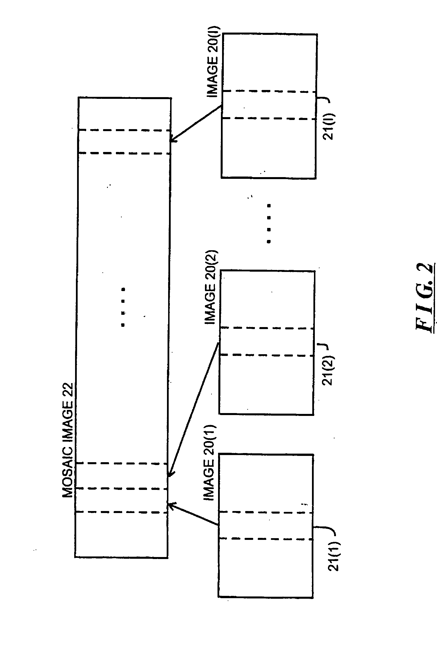 System and method for rectified mosaicing of images recorded by a moving camera