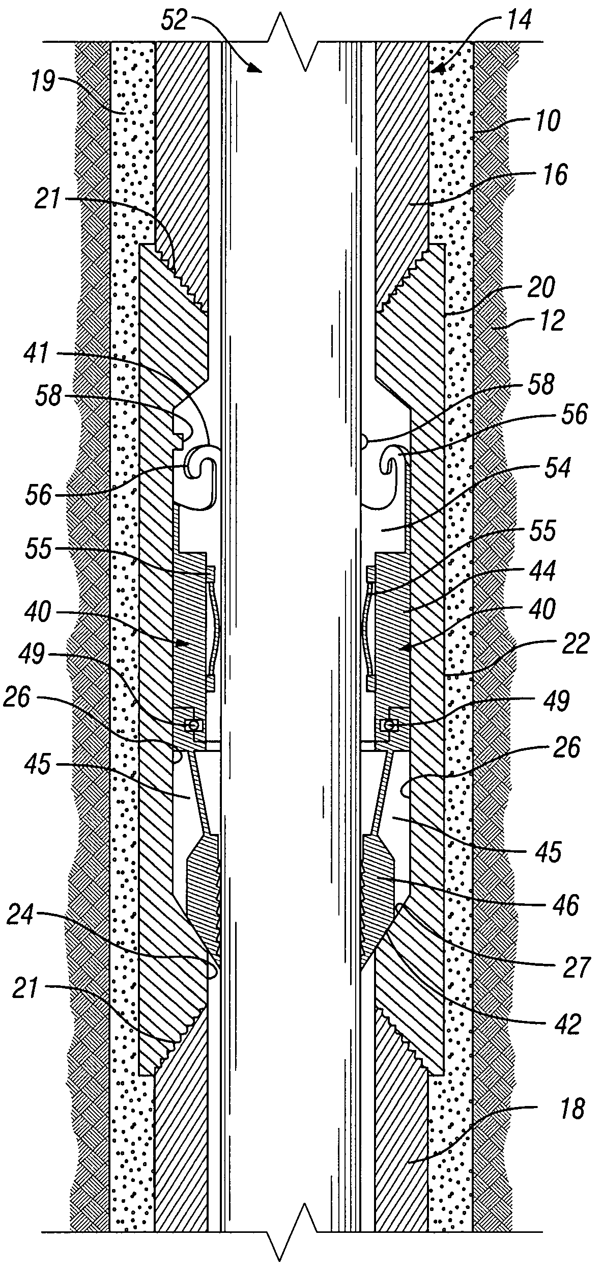 Casing coupler liner hanger mechanism