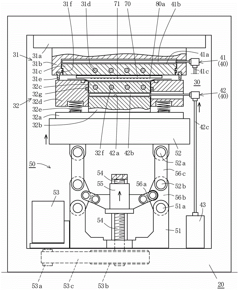 Compression resin packaging method and compression resin packaging device for electronic components
