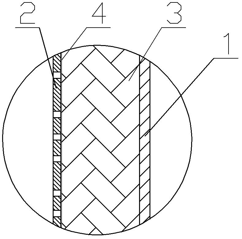 Acoustic enclosure sound-absorbing structure