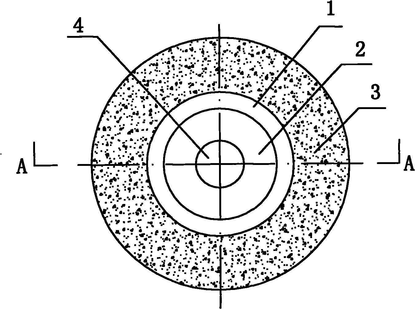 Powerful grinding sand disk