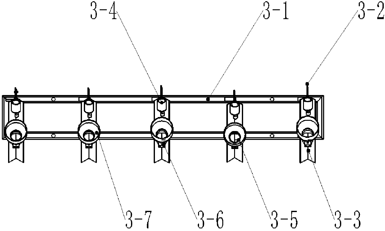 A small-size vibrating type flax breeding and strip sowing machine