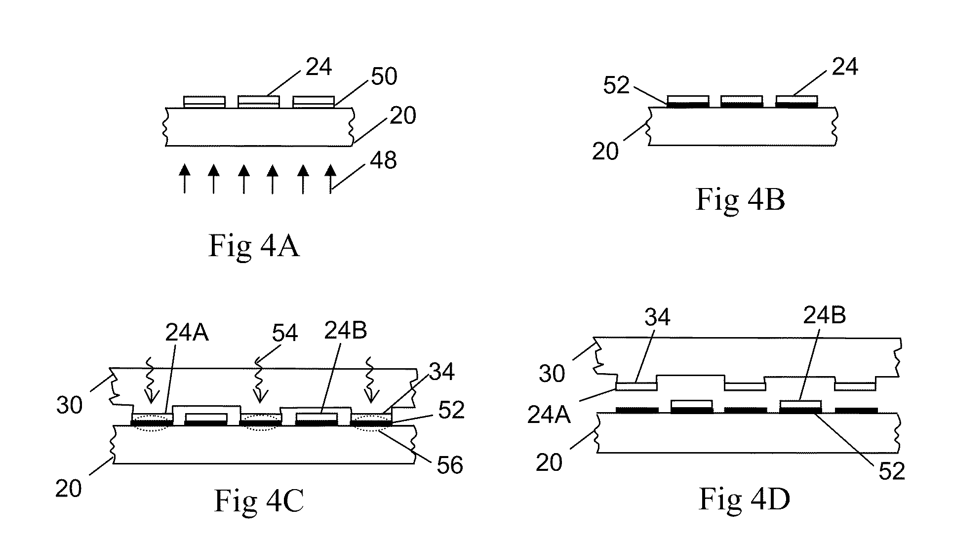 Method of manufacturing transferable elements incorporating radiation enabled lift off for allowing transfer from host substrate