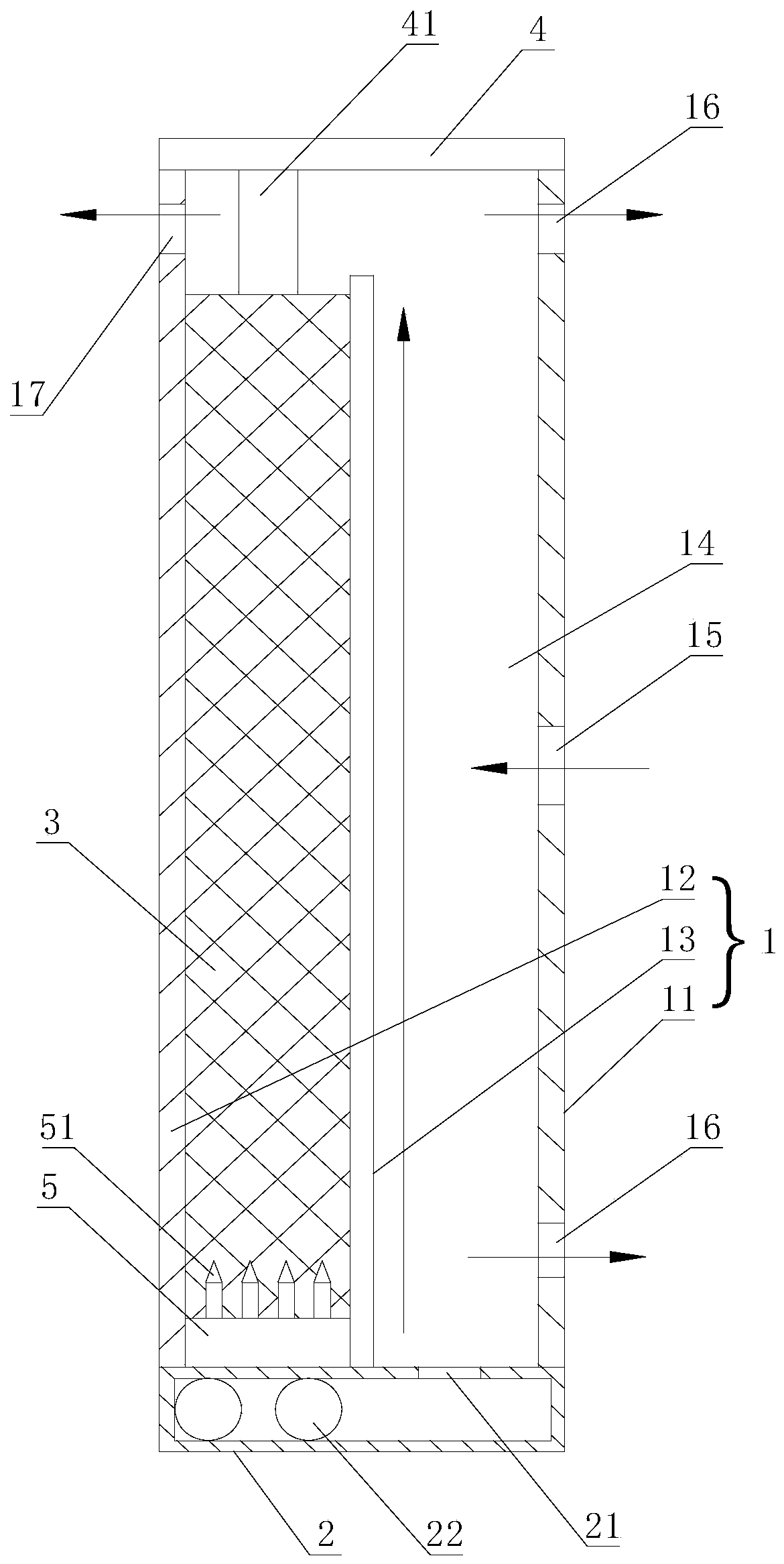 Wall for energy storage station