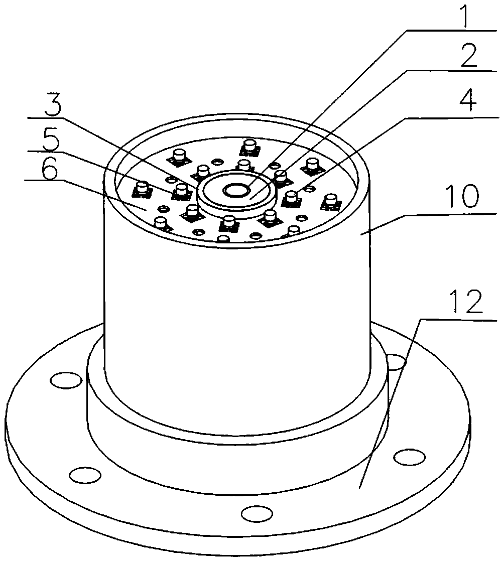 A Composite Structure Phononic Crystal Vibration Isolation Support