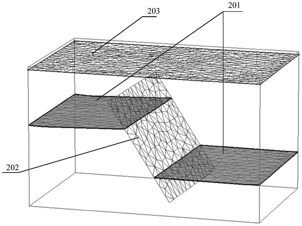 Three-dimensional geological block construction method and device