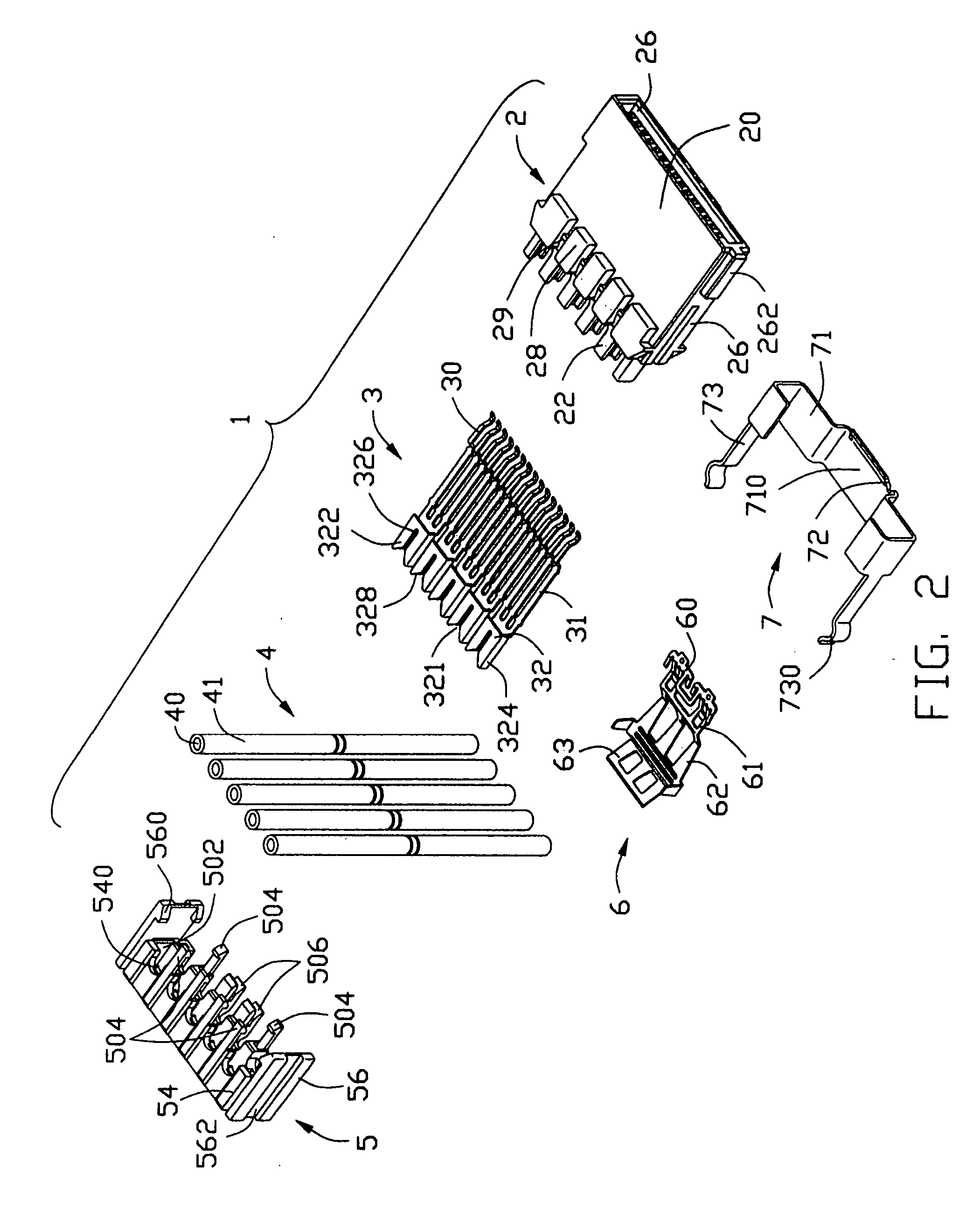 Cable end connector having a latching device and an unlatching actuator