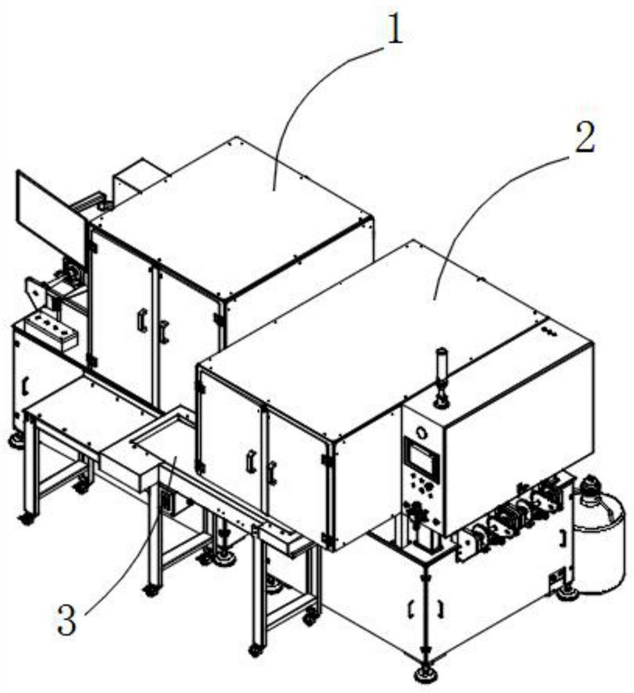 High-automation-degree egg detection machine