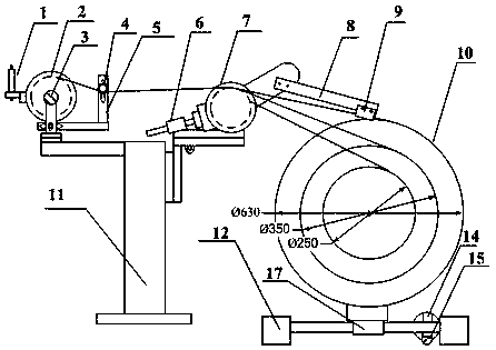 A high-speed close-packed wire take-up machine for flat tape and composite inlaid superconducting wire