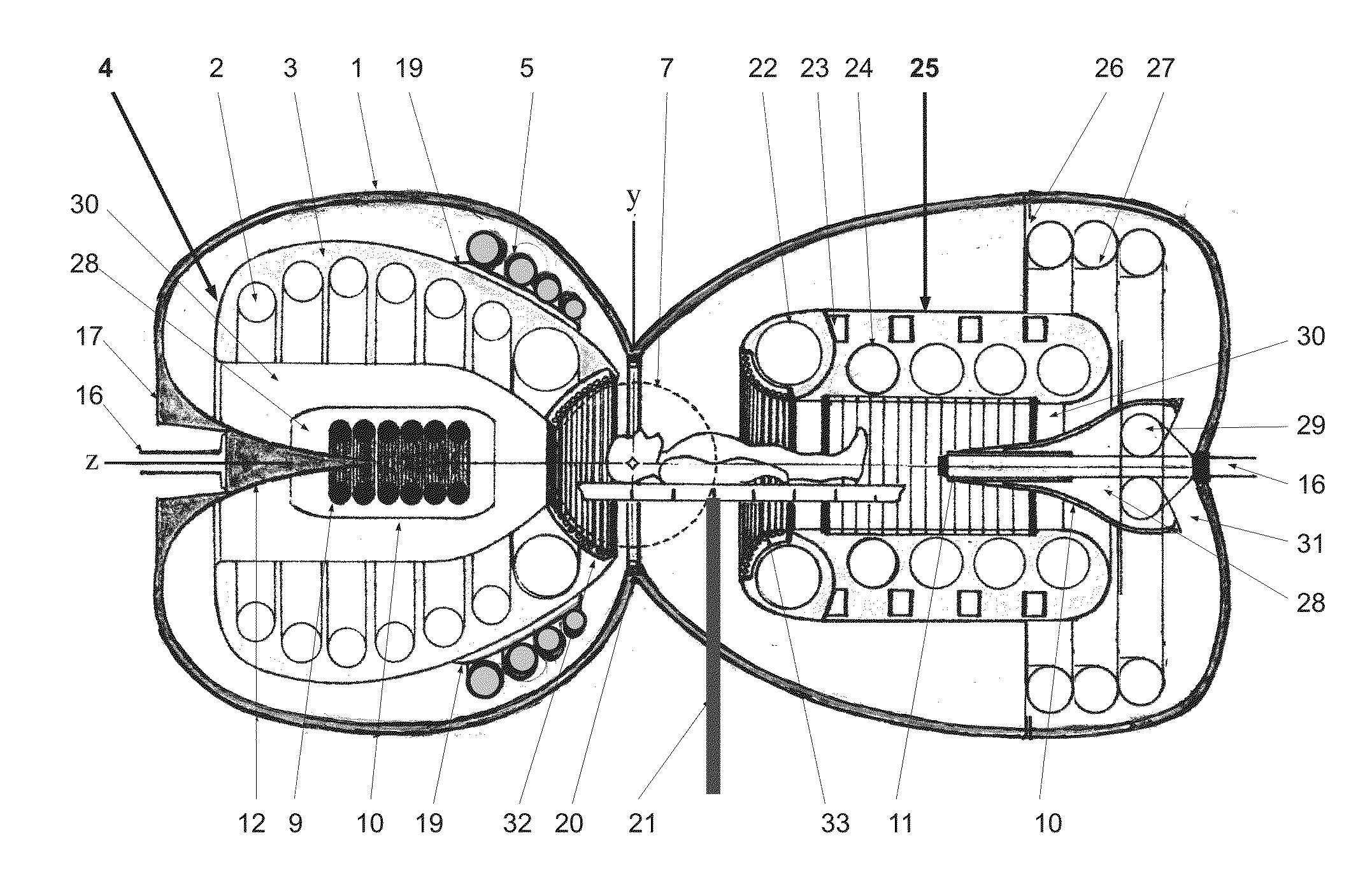 Magnetic field structures, field generators, navigation and imaging for untethered robotic device enabled medical procedure