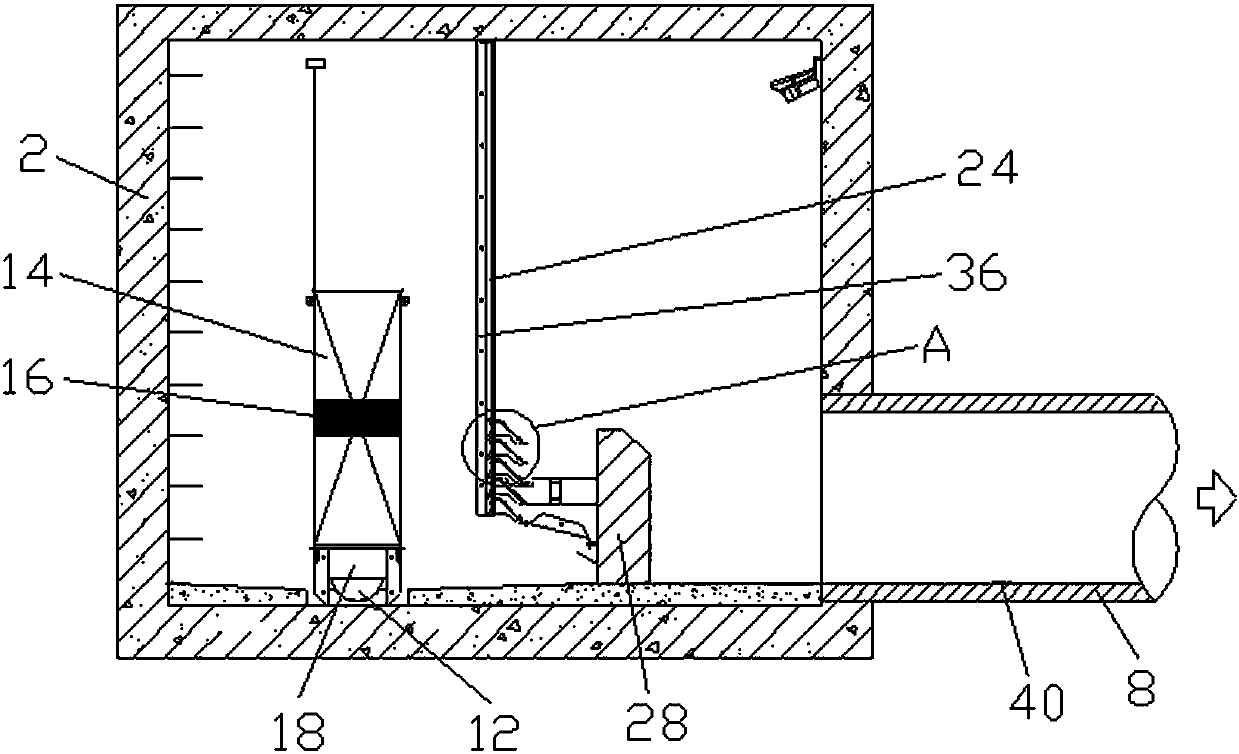 A non-power-limited flow-limiting intelligent interception well with a clapboard slag-retaining device