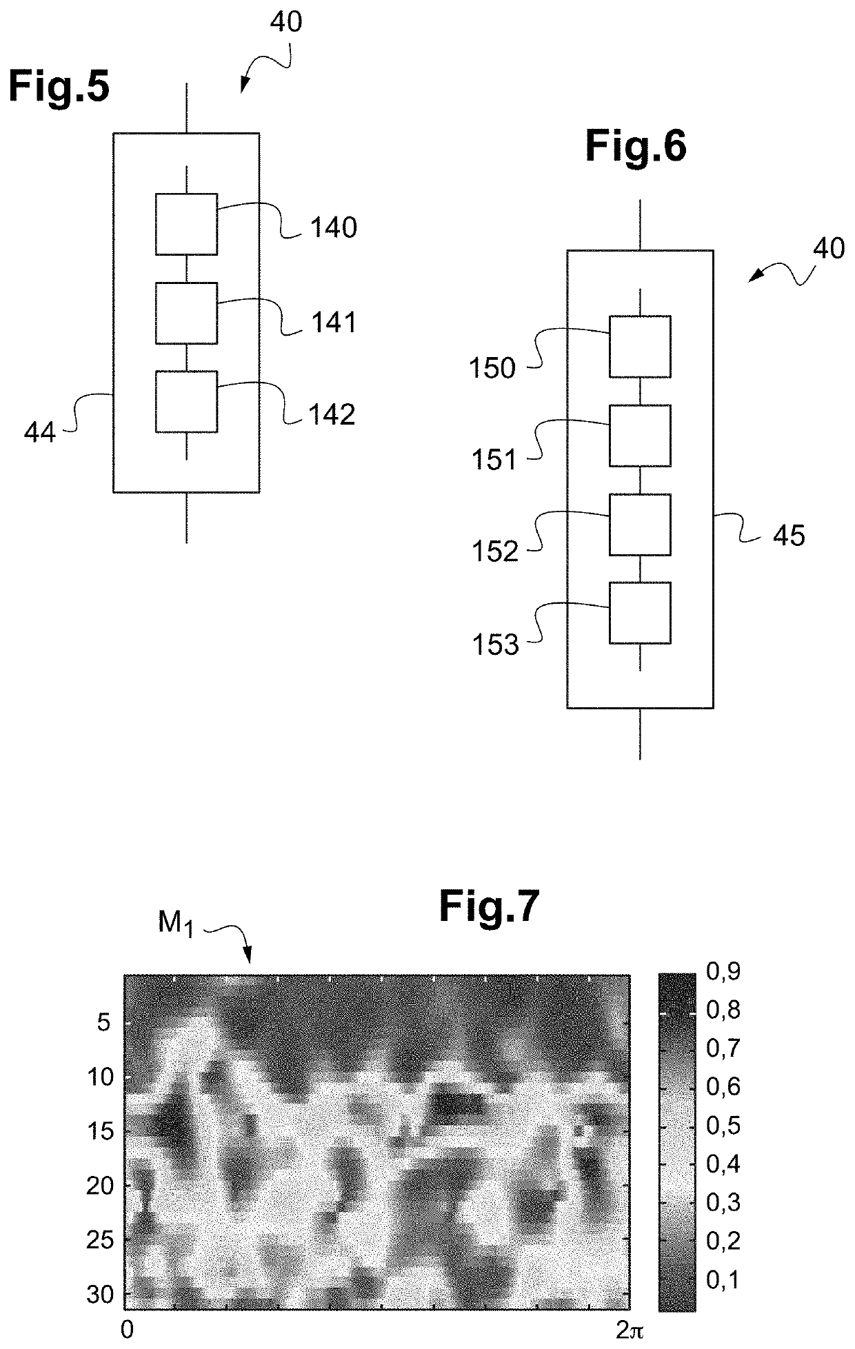 Method for monitoring and detecting the formation of degradation in at least one moving part of a rotating mechanism and associated system