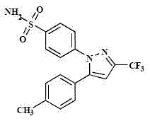 Celecoxib solid composition with high dissolution, preparation method and application