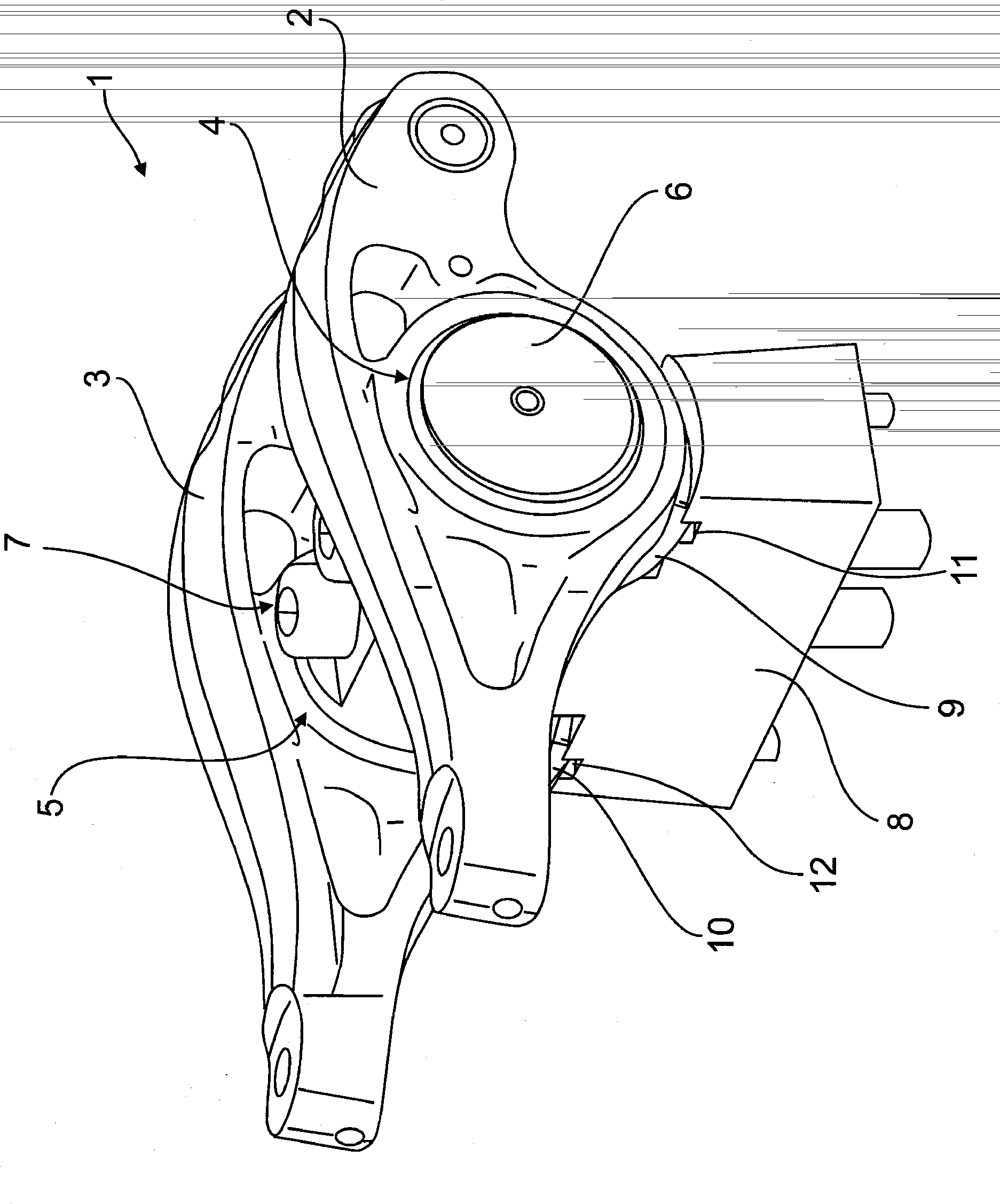 Bearing of a rocker arm for a valve train of an internal combustion engine