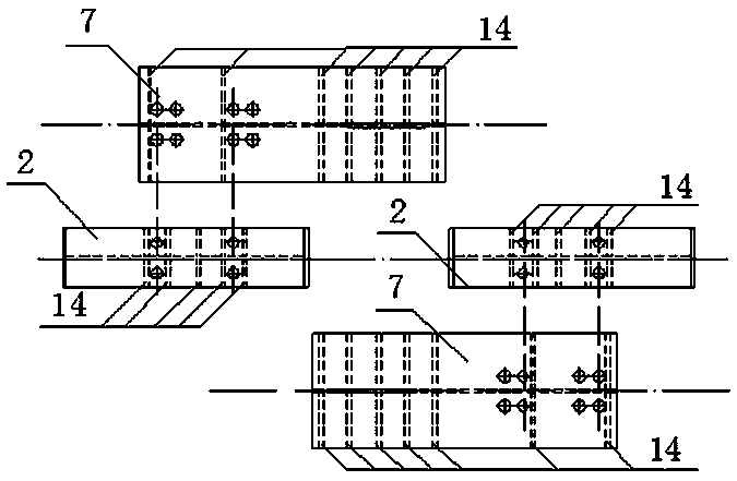 Experimental loading device for shear-type energy-dissipating beams subjected to pure shear forces