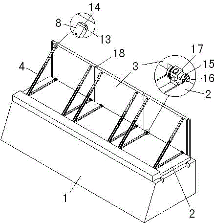 Construction method and structure of landscape type wave wall