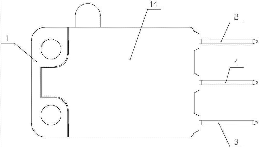 Micro-moving position-limiting general switch