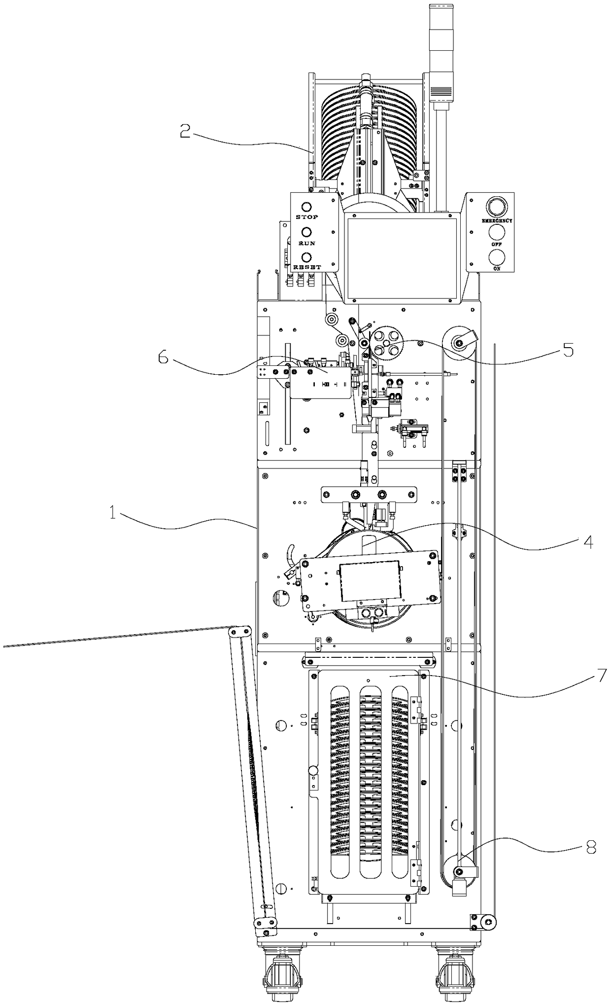 Automatic plate replacing machine