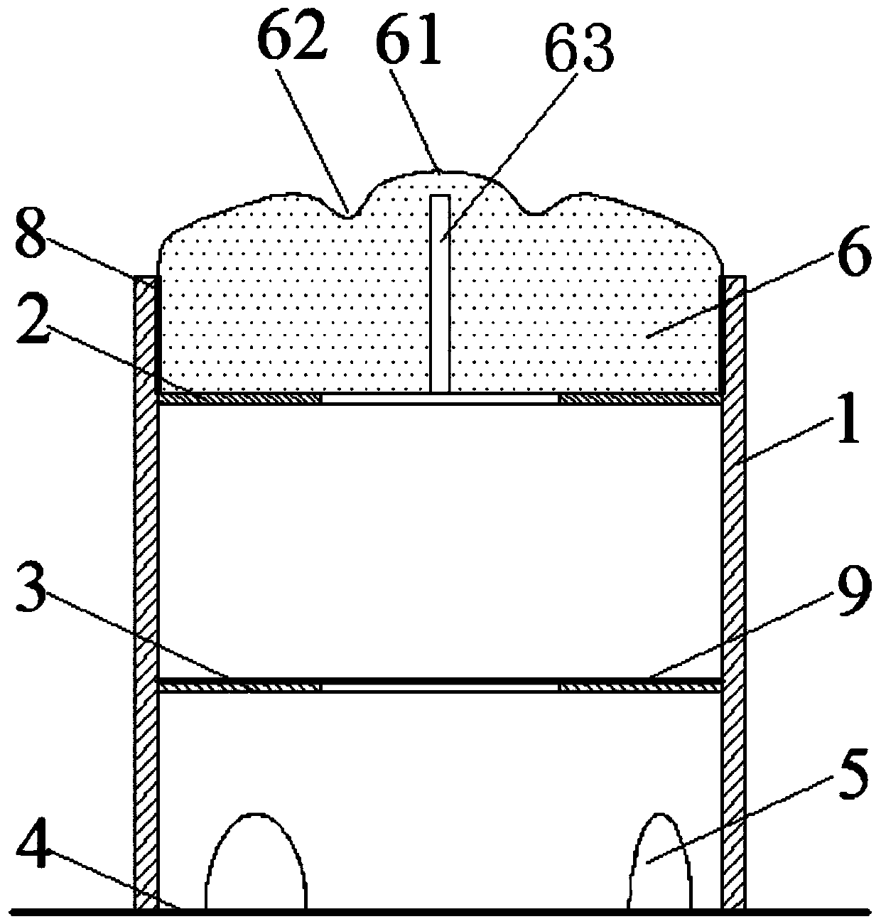 A kind of moxibustion device and its preparation process