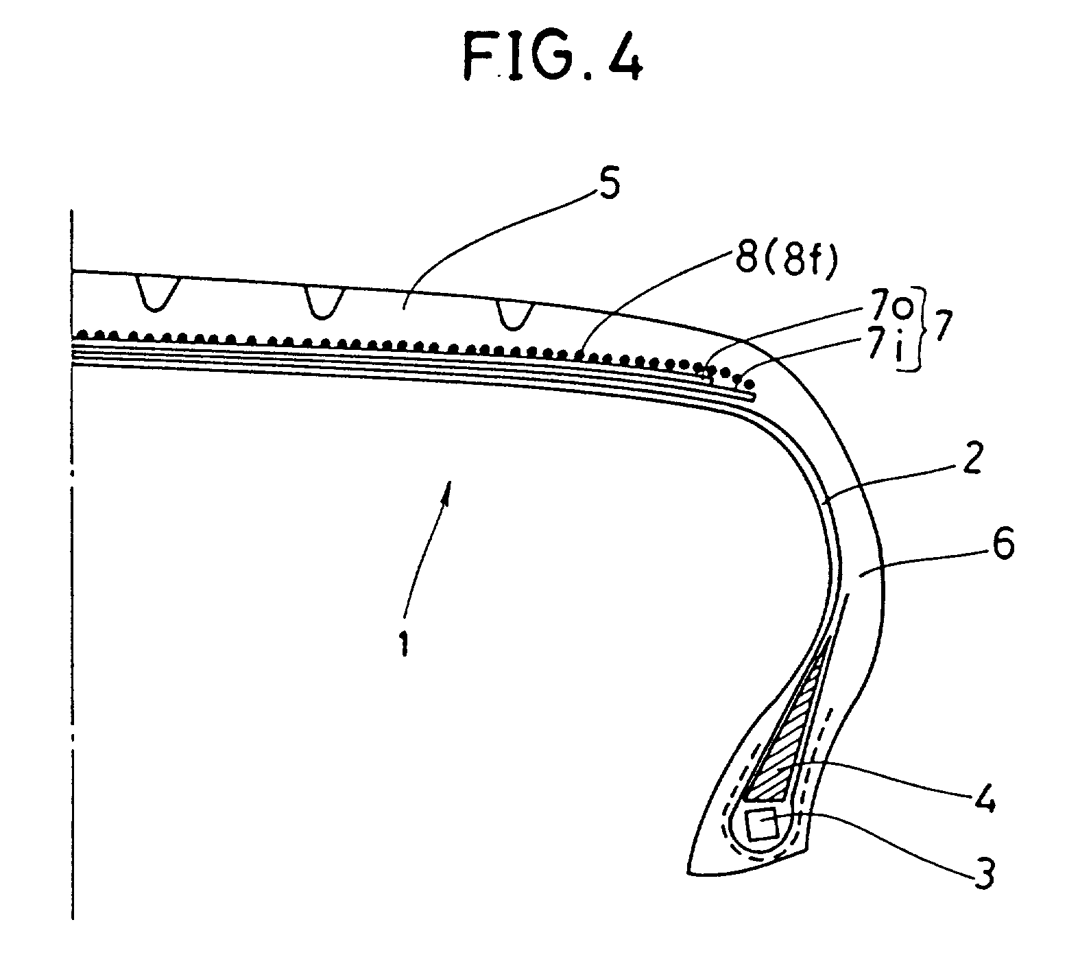 Pneumatic radial tire and method for manufacturing same