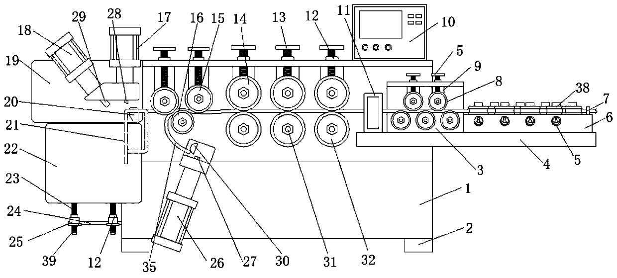 A dual-purpose prestressed spiral tendon winding processing device