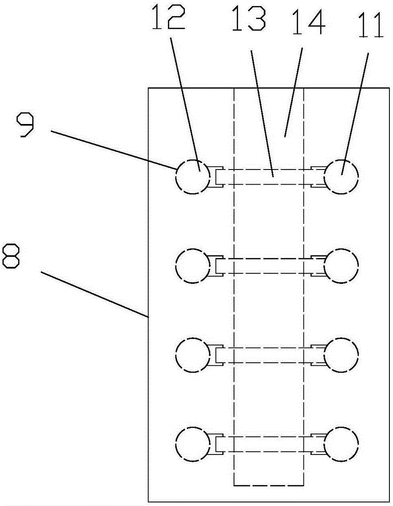 Test pile and working method thereof