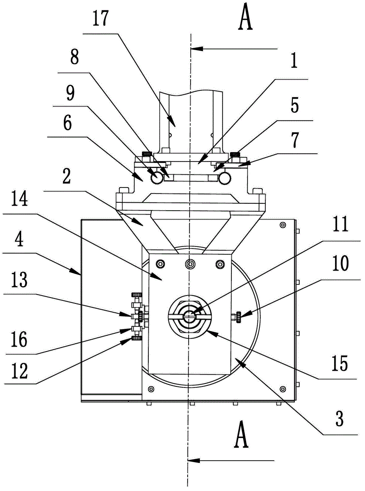 CCD (charge coupled device) angle adjusting device for dentistry CT (Computed Tomography) imaging